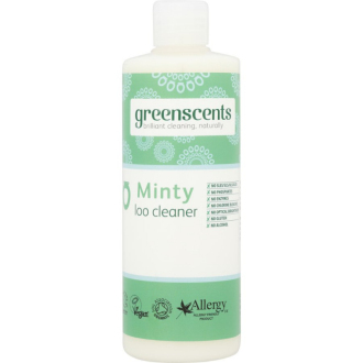 SLEVA 50% EXPIRACE Greenscents WC čistič Minty BIO 500ml